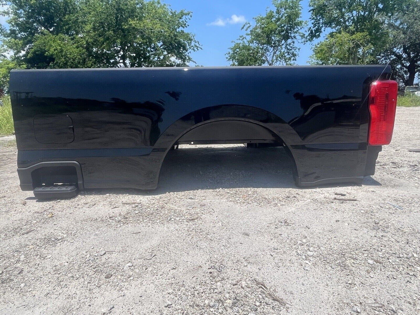 2023 Ford OEM F250 F350 Aluminum 8FT LONG Truck Pickup BED Tailgate Bumper Black